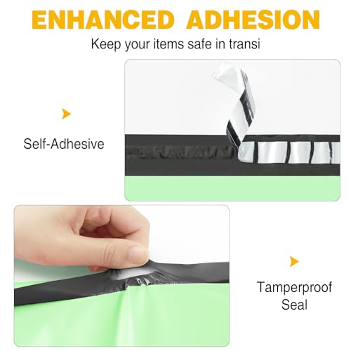 Famagic Poly Mailers 24x24 Inch 50pcs Shipping Bags Mint Green Shipping Envelopes Self Seal Mailers Bags Waterproof and Tear-Proof Packaging Bags - color: Mint Green, size: 24x24