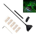 GZTFPQ Algae Scraper for Glass Aquariums, Fish Tank Cleaner, Fish Tank Accessories Aquarium Algae Scrapers with 5 Stainless Steel Blades One hexagonal screwdriver, black点击并应用