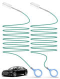 SARDVISA 2-Packs Auto Sunroof Drain Cleaning Tool,78 Inch Flexible Drain Brush Pipe Cleaners for Car,Tube Cleaning Brush Slim Drain Dredging Tool Perfect for Car Sunroof,Windshield Wiper Drain Hole - size: 78 Inch-2Packs