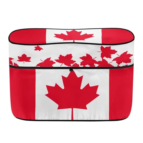 Canadian Maple Leaves Camper Dual 20lb RV Propane Tank Cover Travel Trailer Propane Tank Cover Waterproof Heavy Duty Propane Gas Cylinder Covers - color: Canadian Maple Leaves, size: S(20LB)