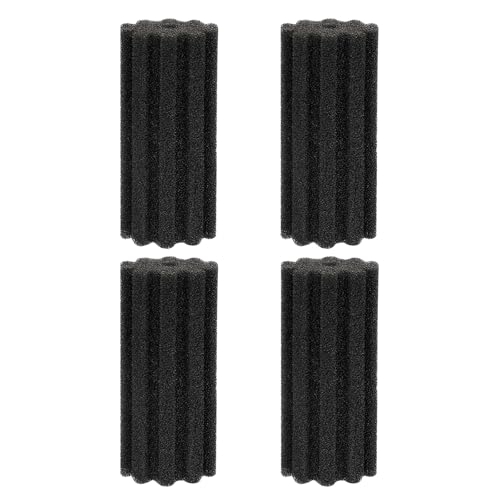 hygger Pack of 4 Replacement Sponges for Aquarium Vertical Stripes Double Sponge Filter (S) - size: Sponge S
