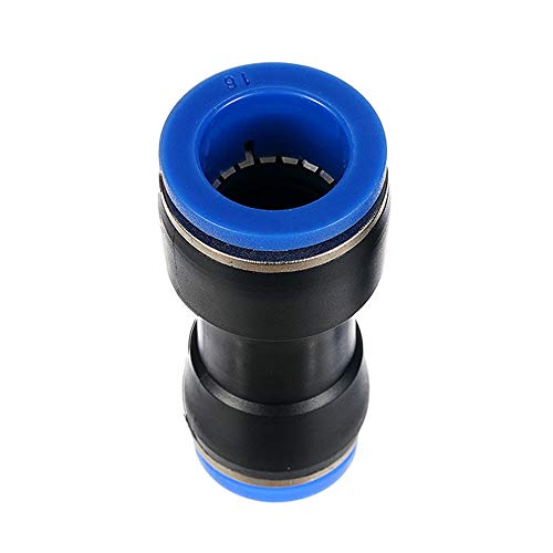 Metalwork Pneumatic Plastic PTC Reducing Union, 6mm OD x 4mm OD Reducer Airline Coupler Straight Connector (Pack of 10) - size: 6mm x 4mm