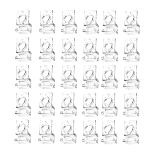 30Pcs Aquarium Lid Clips Water Pipe Fixing Clamps Clamps Aquarium Lid Support Brackets, for 6mm - size: for 6mm