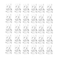30Pcs Aquarium Lid Clips Water Pipe Fixing Clamps Clamps Aquarium Lid Support Brackets, for 6mm - size: for 6mm