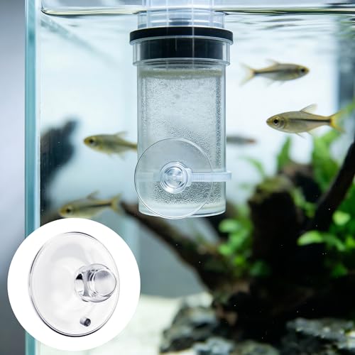 PAGOW 28pcs Clear Aquarium Suction Cups, Removable Window Sucker Cups Hooks with Adjustable Zip Ties, Multi-Purpose Cable Management Suction Pads Clips for Hanging String Lights Binding Moss Plants