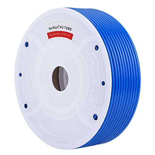 VerRich Pneumatic Tubing Pipe Pu Hose,Blue 8mm OD x 5mm ID 262 FT 80 Meters PU Air Hose Line Tube for Air Compressor Transfer - color: Blue, size: OD8mm*ID5mm 262 FT (80 Meters)