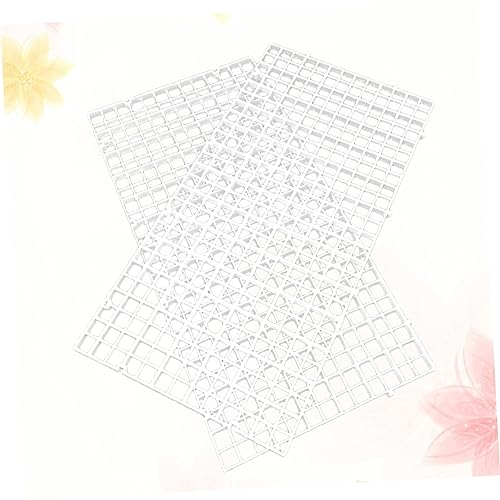 Mikikit 6pcs Fish Tank Isolation Panels White Aquarium Divider Lattice Plates for Breeding Separation Easy to Install Suitable for Bottom Filtration and Compartmentalization