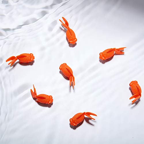 Sumind 30 Pieces Fake Goldfish Plastic Floating Artificial Aquarium Fish Realistic Moving Orange Goldfish Ornament Decorations for Aquarium Tank