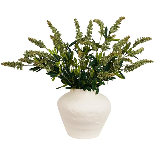Melorca&Guilla Artificial Plants,6PCS 29" Green Faux Branches for Vase,Artificial Plants Faux Greenery Stems for Shop Garden Office Home Décor - color: Green Sage