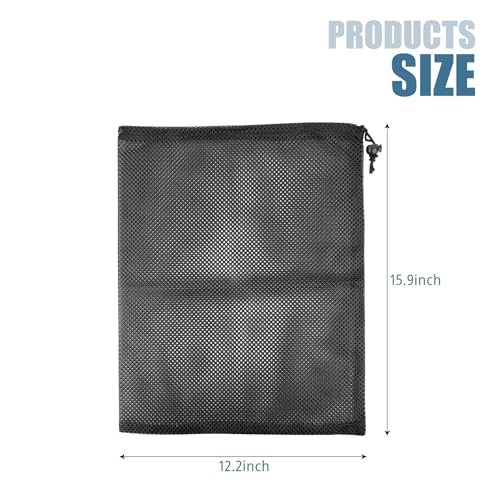 1 Pcs Pump Barrier Bag, 12.2" x 15.9" Pond Pump Filter Bag Black Nylon Mesh Bagfor Pond Filter - style: 1Pcs-12.2" x 15.9"