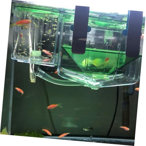 Self-Guided Fish Breeding Tank Isolation Box for Aquarium Hatching Box to Protect Fry and Eggs from Aggressive Fish for Aquatic Breeding and Nursery Use