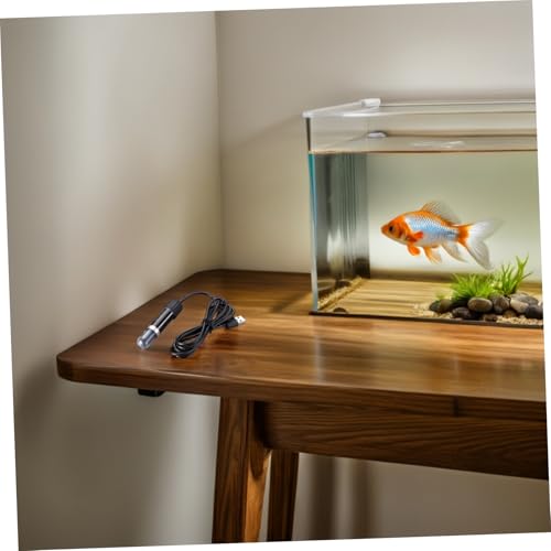 Happyyami Mini Aquarium Heater Compact Heating Tool for Small Fish Tanks Reliable Temperature Control Design for Desktop Aquariums Materials