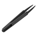 uxcell Plastic Anti-static Tweezers, Precision Point Tip for Jewelry Craft DIY Beauty Electronics Repair Tool Black - style: Point Tip