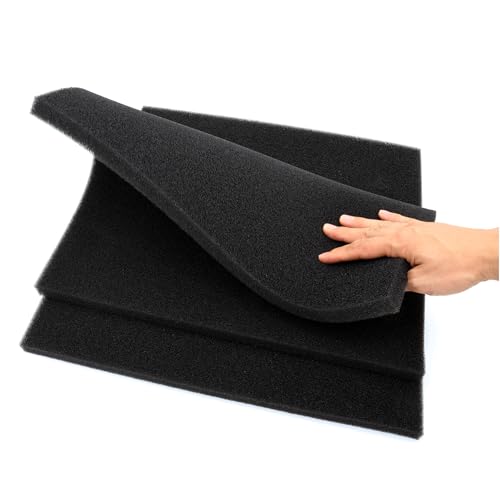 Aquarium Filter Bio Sponge Pad, Foam Sponges Filter Media, Cut fit it Filter Accessories for Fish Tanks and Ponds (18"x18"x0.8" (50PPI) 2 Pack) - size: 18"x18"x0.8" (50PPI) 2 PACK)