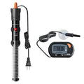 HiTauing Aquarium Heater 25W/50W/100W/200W/300W, Adjustable Knob Fish Tank Heater with Digital Thermometer, Submersible Betta/Turtle Tank Heater for Freshwater and Saltwater Tanks - size: 200W for 30-50 gallon