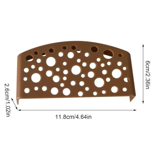 Aquarium Shelter House Fish Tank Decoration Ornament Pet Supplies Aquarium Tank Cave(Brown)