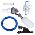 RO/DI Float Valve Kit for Reef Tank & Aquarium ATO – Auto Top Off System for Reverse Osmosis – Includes Shut-Off Valve, Float and check Valves, Tubing & Cutter