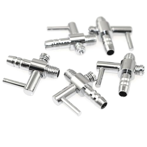 10PCS Airflow Unidirectional Threaded Control Valve Metal Valve Aquarium Air Pump Accessory AD-01A 25mm for Fish Room Air Systems for Hydroponics Aquariums and Aquaculture