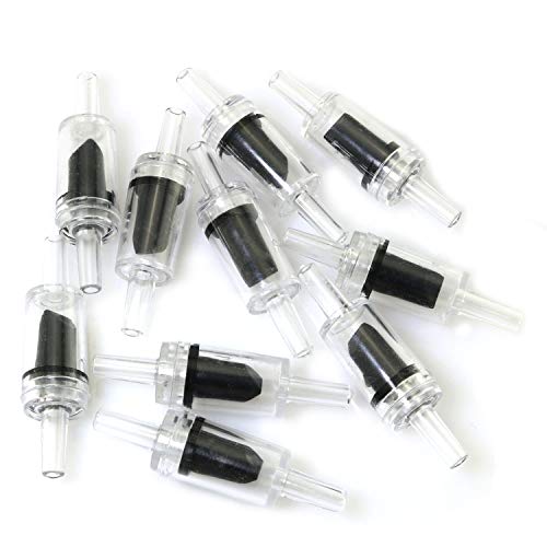 10pcs Air Pump Check Valves Pipe Fitting for Aquarium Fish Tank CO2 Water Air Line Pump One Way Non-Return Actuator Check Valve