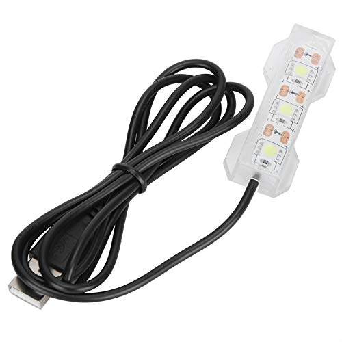 GLOGLOW Aquarium Light, USB Aquarium Light Weight Small Water Plant Light Fish Desktop Mini Decoration Soft LED Lighting Lamp