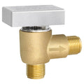 RV Vacuum Breaker Check Valve,Camper RV Black Tank Flush Check Valve,Replace Leak Camper Vacuum Breaker on Black Tank System Loud Noise & Wet Floor,Backflow Preventer Improve Freshwater 571-VAC-CHK-A - color: Brass