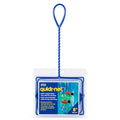 Penn-Plax Quick-Net Aquarium Fish Net - Fine Mesh, Vinyl-Covered Braided Handle - Small Aquarium Cleaning Tool for Gentle Fish Handling - Use in Freshwater & Saltwater Tanks - color: Blue, size: 8" Net - 10" Handle