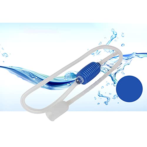 Aquarium Siphon, Fish Tank Water Change Cleaning Tool, Fish Tank Siphon, Aquarium Vacuum, A Hand Syphon Pump to Drain Cleaning Tool, Gravel Cleaner for Fish Tank