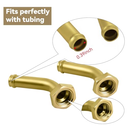 Automatic Transmission Cooler Oil Tube Connector Compatible with Honda Accord 2.4L 2008-2012, Crosstour 2.4L 2012-2015 (Thread M14x1.5)