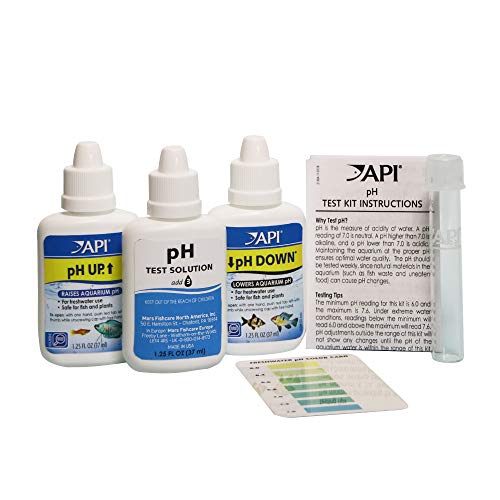 API pH TEST & ADJUSTER KIT 250-Test Freshwater Aquarium Water pH Test and Adjuster Kit - size: 250 test, style: pH & Adjuster