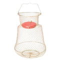 Fishing Basket 13"/33cm Foldable Fish Holder for Caught Fish with Floating Design