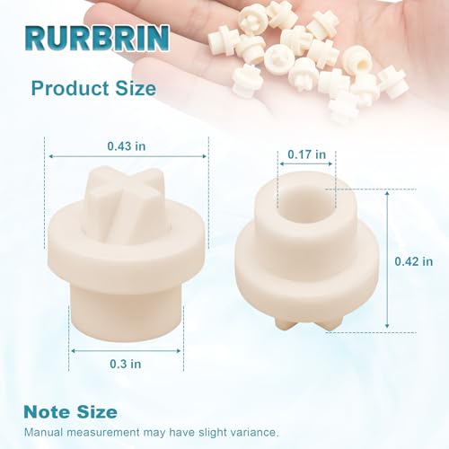 MCCVDB0 Duckbill Check Valve Replacement for Stenner Pumps 45/85/100/170 Series, Compatible with Peristaltic Chlorine Pump & Chlorinator & MCCP202 Tube - 15 Pack - size: 15 pieces
