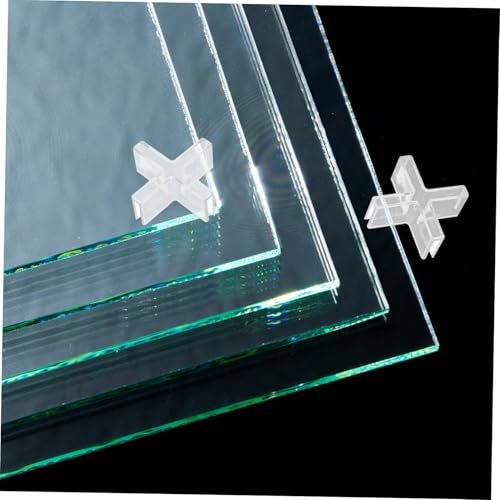 10pcs Multi-functional Transparent Plastic Glass Clamps for Display Cabinets Fish Tanks and Shelves Easy Installation Versatile Design for Various Aquarium