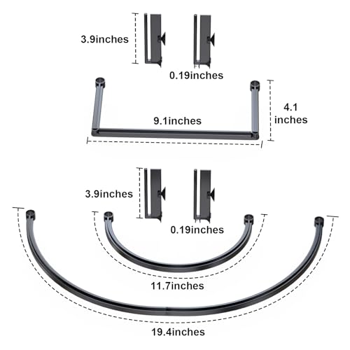 Floating Plant Corral for Aquarium, Fish Tank Accessories to Separate Floating Plants, Automatically Adjusts Height with Water Level, Suitable for All Floating Plants and All Aquariums (Style 3)