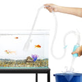 TERA PUMP Aquarium Gravel Cleaner for 10-20 Gallon Tanks - BPA-Free, Siphon with Flow Controller, Extendable No-Spill System for Freshwater and Saltwater