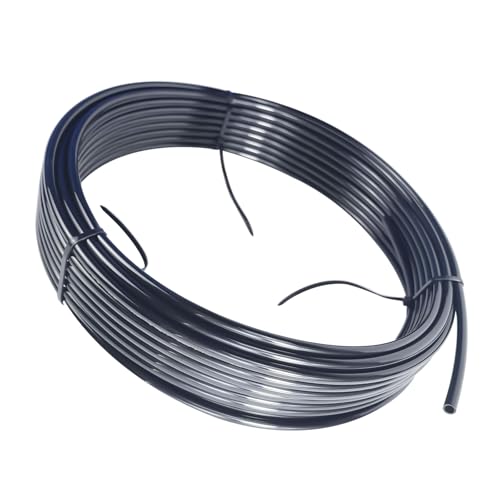 3/8" Black Nylon Air Line Tubing - 32.8 FT Air Hose, DOT Approved for Air Brake Tubing Suspension Or Fluid Transfer - size: 3/8"OD 32.8FT