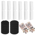 20 PCS Replacement Filter Media Kit for Fluval FX4/FX5/FX6 Aquarium Filters, Including Carbon Filter Pads, Bio-Foam Block, Bio Ceramic Rings, Bio-Foam Pads