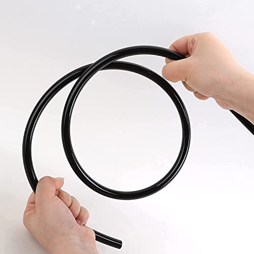 LokoCar Nylon Air Line 50ft 1/2" OD Pneumatic Nylon Tube DOT Approved SAE J844 Airline For Air Brake Tubing or Fluid Transfer Black - size: 1/2" OD 50 Feet