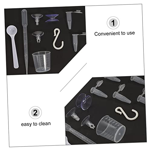 MERRYHAPY 1set Brine Shrimp Incubator Breeding Box Plastic Hatchery Suction Cup for Efficient Shrimp Breeding and Easy Cleaning for Aquariums and Fish Tanks