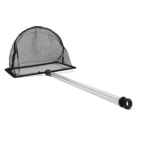 Long Handle Fine Net Fish Tank Net – Retractable 24 inches - size: 4 Inch