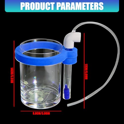 Protective Acrylic Incubator Box Safe Fry Rearing Container Suitable for Guppy & Fish Fry Featuring Sponges Cushioning Suspended Fish Hatchery