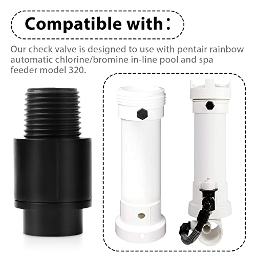 R172248 Check Valve Replacement Fits for Pentair Rainbow Automatic Chlorine/Bromine in-Line Pool and Spa Feeder Model 320