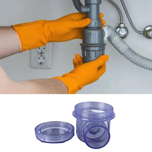 Inline One Way Non Return Valve, 5cm / 2 PVC Inline Check Valve Backwater Non Return Valve for Toilet