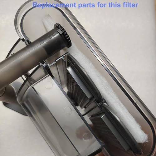 3 Gallon/5 Gallon Aquarium Filter Accessories, Aquarium Filter Cartridges (4 pcs) and Filter Sponges (4 pcs) for Model 302