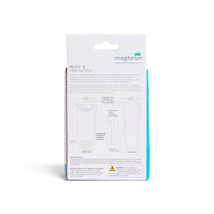 imagitarium by Petco in-FIL 5 Internal Filter 2.5-5 Gallons