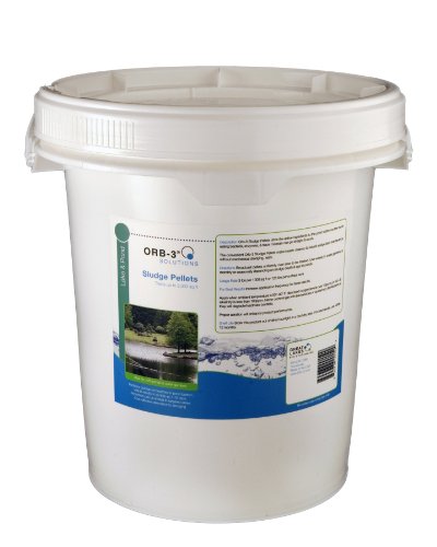 Orb-3 Sludge Pellets Pail Bulk for Ponds, 10-Pound - size: 10-Pound Pail Bulk