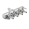 Air Flow Control Lever Valve4-Way with Airline Tubing Connector for Aquarium, Fish Tank