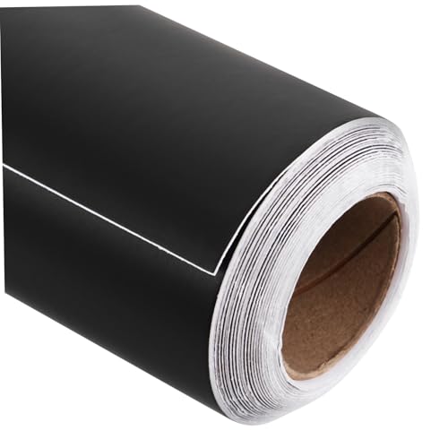 HANABASS Aquarium Background Sticker Self Adhesive Fish Tank Wallpaper Roll Durable PVC Cling Decor for Underwater Scenery Water Resistant and Easy Application - color: Black