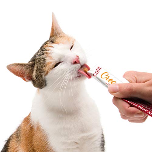 Catit Creamy Lickable Cat Treat – Hydrating and Healthy Treat for Cats of All Ages - Chicken & Shrimp, 5-Pack - size: 0.5 Ounce (Pack of 5)