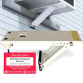 DuctlessAire DA-80 Wall Mount Support Bracket - Heavy Duty Air Conditioner Support Brackets - Air Conditioner Window Unit, Mini Split, HVAC Brackets - Outdoor Wall Mounted Window AC Bracket (80 lbs) - size: 80 lbs