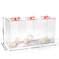 Aquarium Choice Acryli Made Liquid Storage Bucket Doing Pump Reservoir Container (12.5 * 4.25 * 6.5 Inch;4500ml(Red)) - size: 12.5*4.25*6.5 Inch;4500ml(Red)
